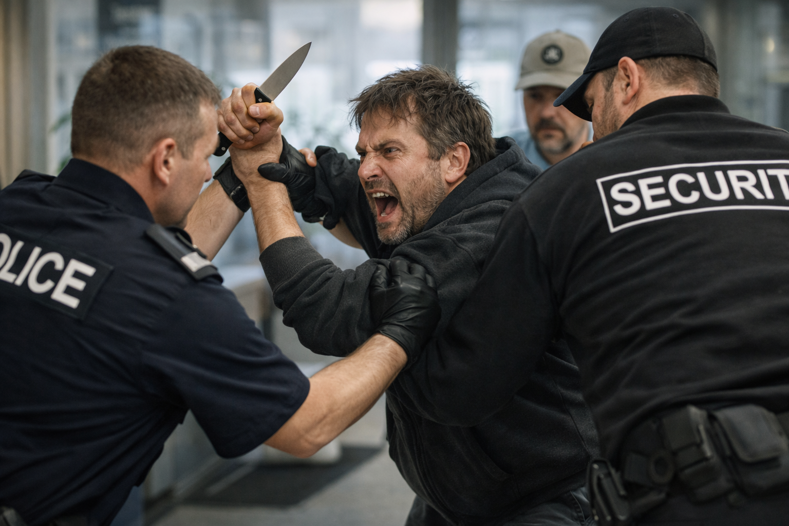 Agression d’un agent de sécurité