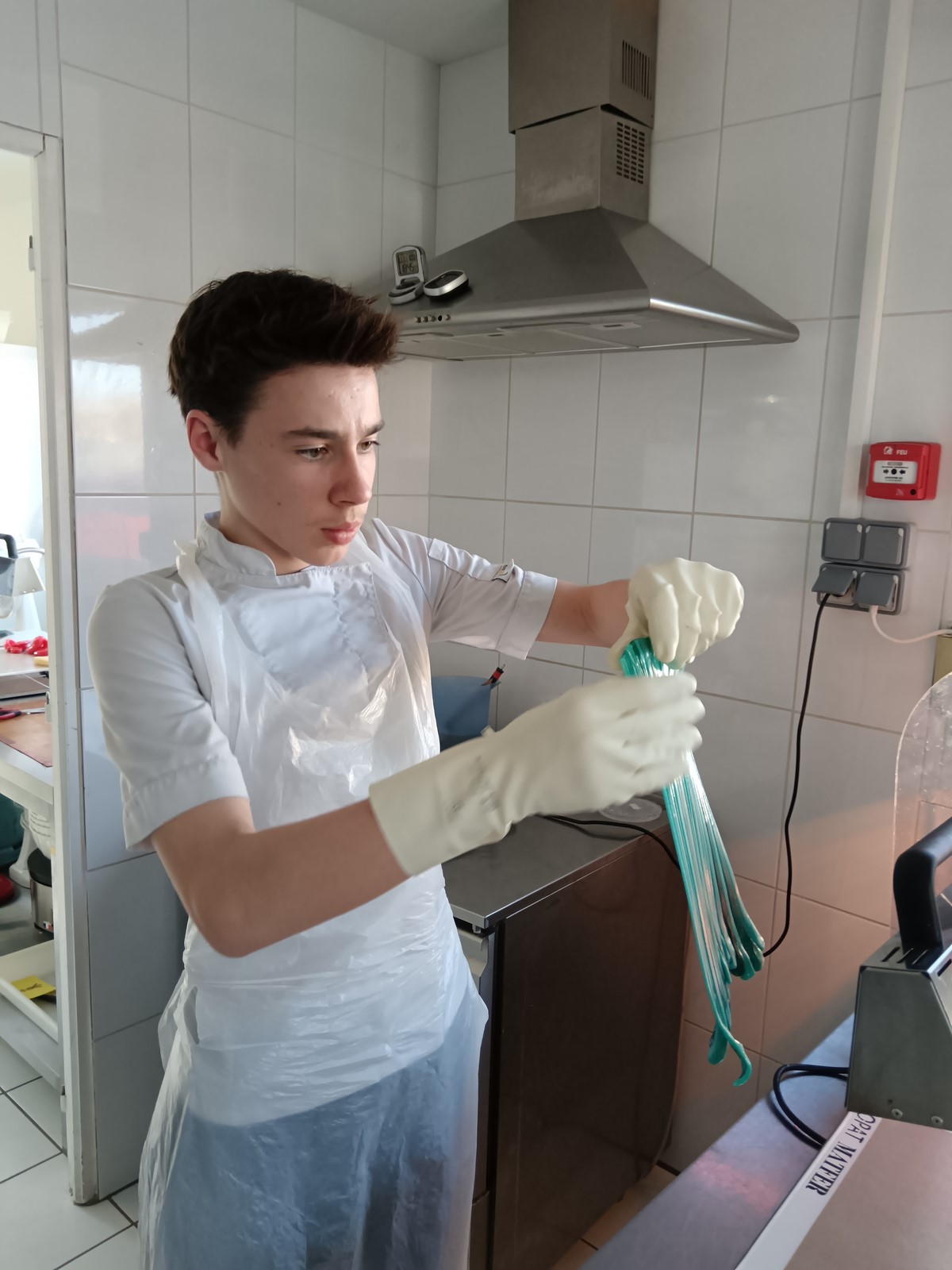 Réalisation de fleurs en sucre tiré — stagiaires Kit à sucre ABPG