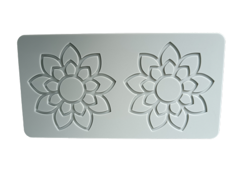 Moule silicone à décor en dentelle design fleur